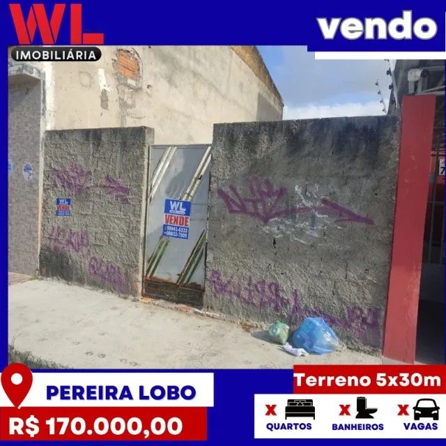 Vendo - Terreno no Pereira Lobo 5X30 M²