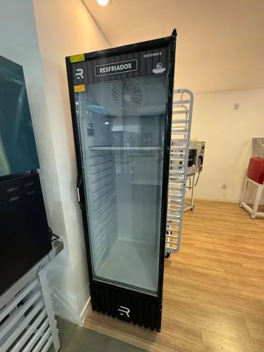 Visa Cooler Resfriados 400L Porta de Vidro NOVO 
