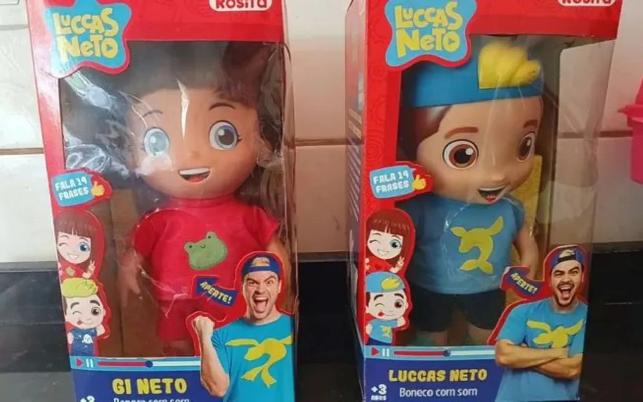 Bonecas e Bonecos Falantes do Luccas Neto