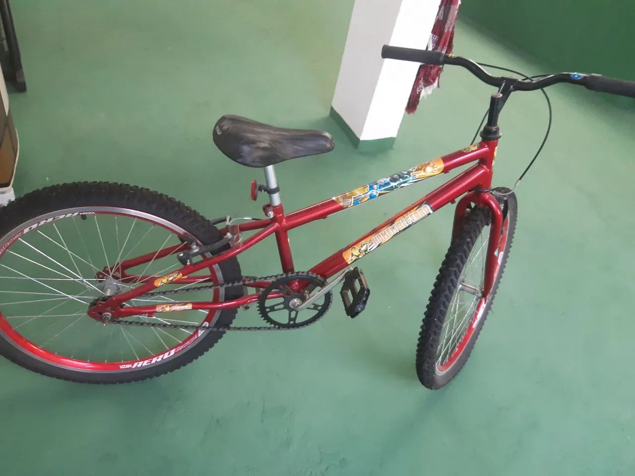 Bicicleta Infantil Vermelha - Foto 4