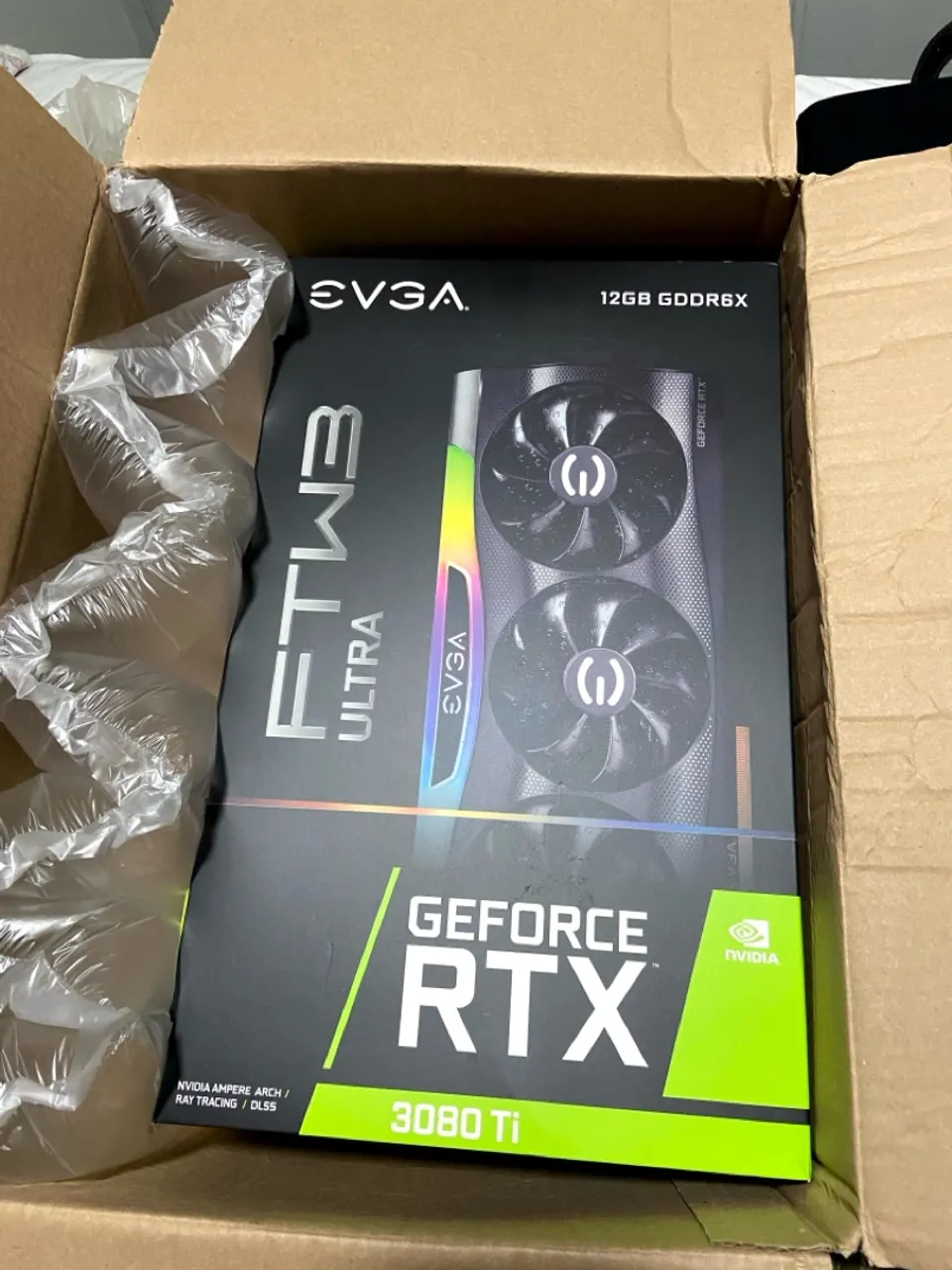 Placa de Vídeo EVGA GeForce RTX 3080 Ti FTW3 Ultra 12GB GDDR6X