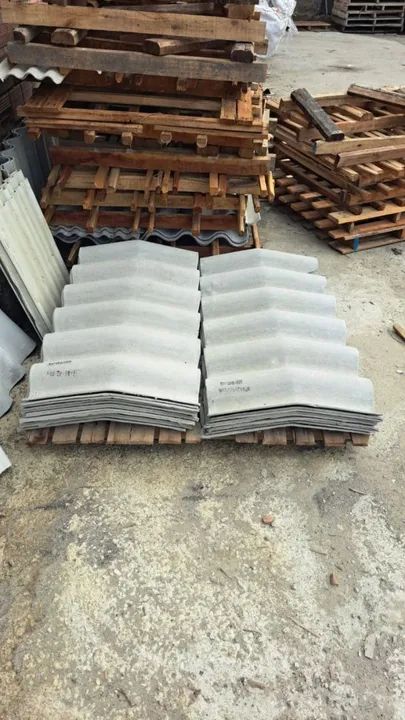 Telha da grossa e da fina fibrocimento impermeável nova já com entrega só ligar * - Foto 6