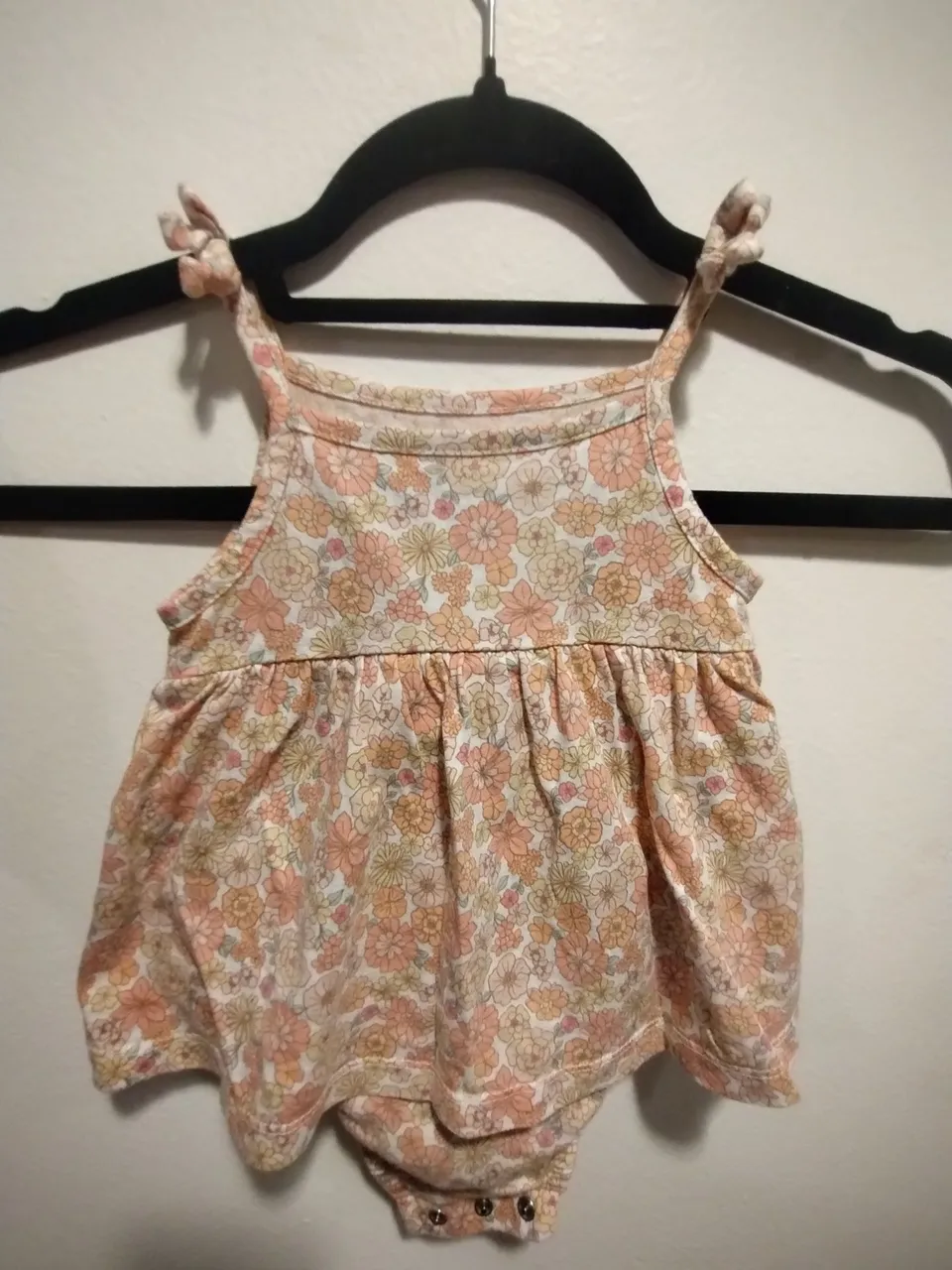 Body Vestido Floral para Bebê