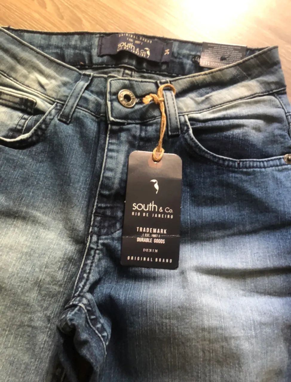 CALÇA JEANS DA SOUTH TAMANHO 34 - Foto 2