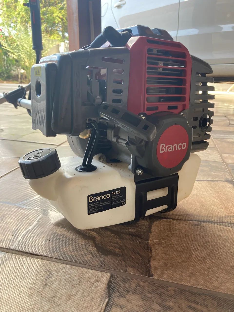 Roçadeira lateral a gasolina 52cc Branco BR52G - Foto 5