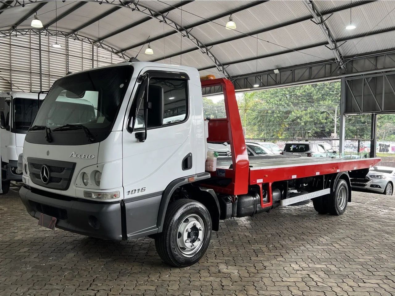 Caminhão MB Accelo 1016 Prancha Reboque Plataforma Guincho Ñ 1017 815  *0 816