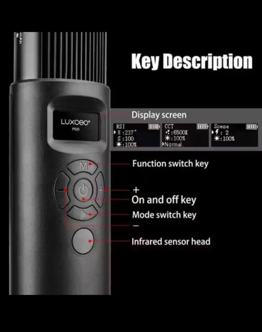 Bastão lluminação  Luxceo 36w <br>R$ 250,00 - Foto 2