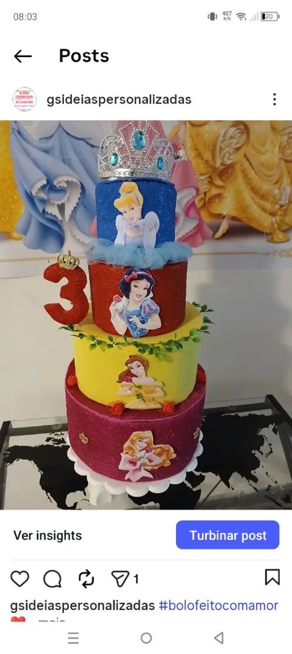 Bolo fake personalizado - Foto 3