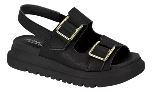 Sandália Feminina Plataforma Ultra Conforto Fivela