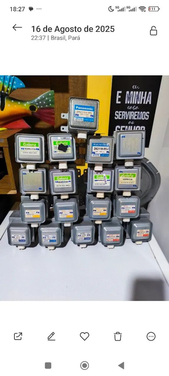 Vendo Magnetron vários modelos 