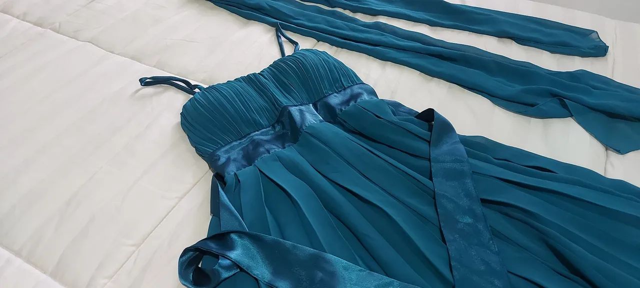 Vestido midi P - novo
