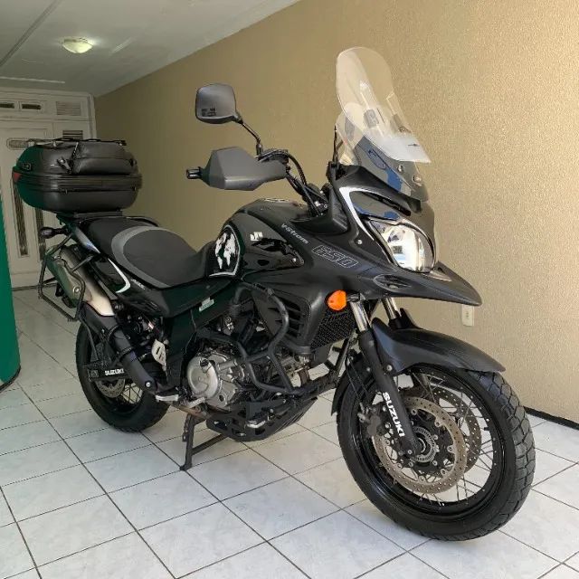 Suzuki V-Strom 650 XT 2018 - Muitos acessórios, revisada e de procedência. - Foto 5