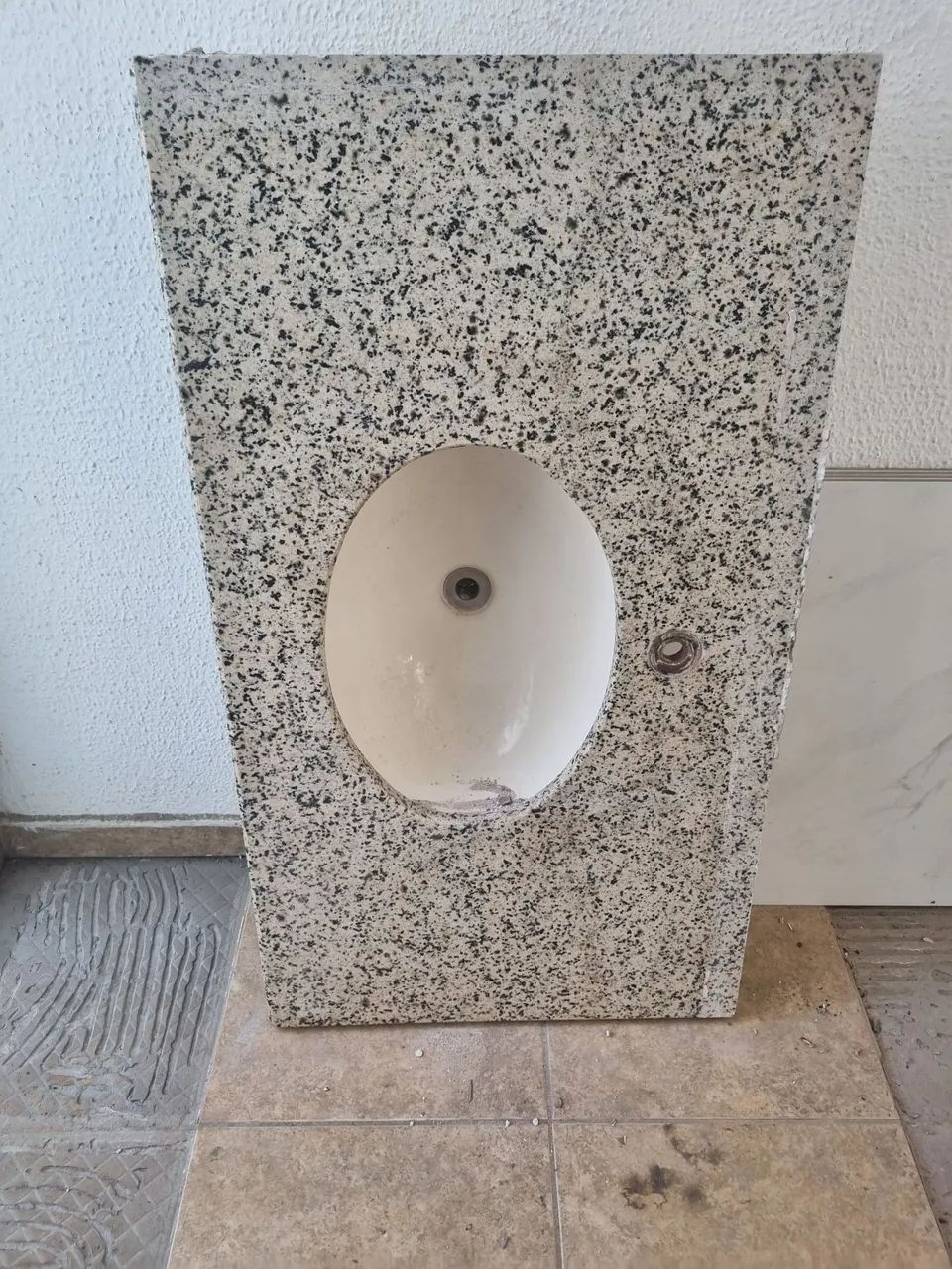 Granite Sink with Integrated Basin