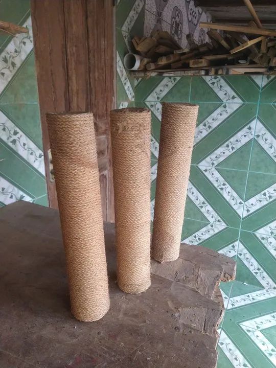 Colunas de Sisal para Arranhadores de Gato - Foto 5