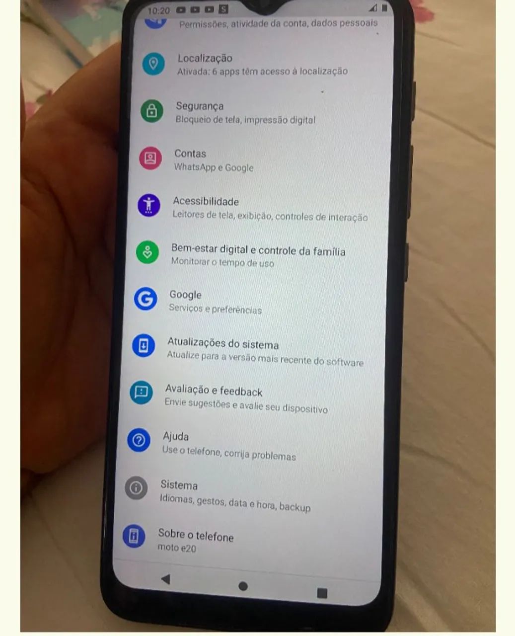 Motorola E20 2 chip 32GB em boas condições  - Foto 2