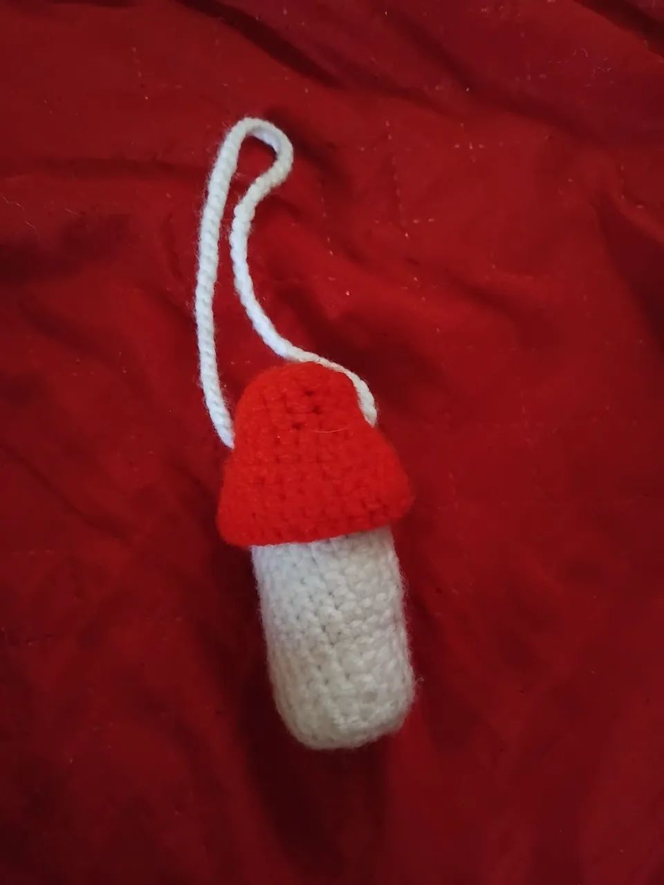 porta lip balm de croche - Foto 4