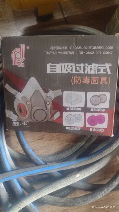 Compressor de ar, pistola de pintura e ferramentas para pintura - Foto 4