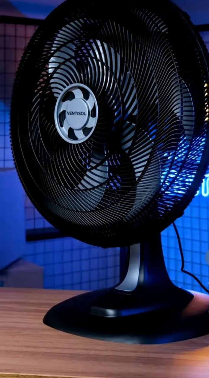 Ventilador Ventisol 50 cm motor turbo novo na caixa lacrado