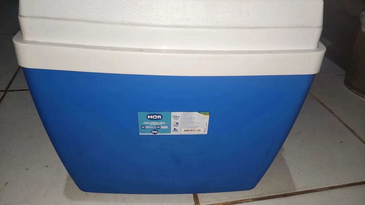 Caixa Térmica Azul MOR 34L - Foto 2