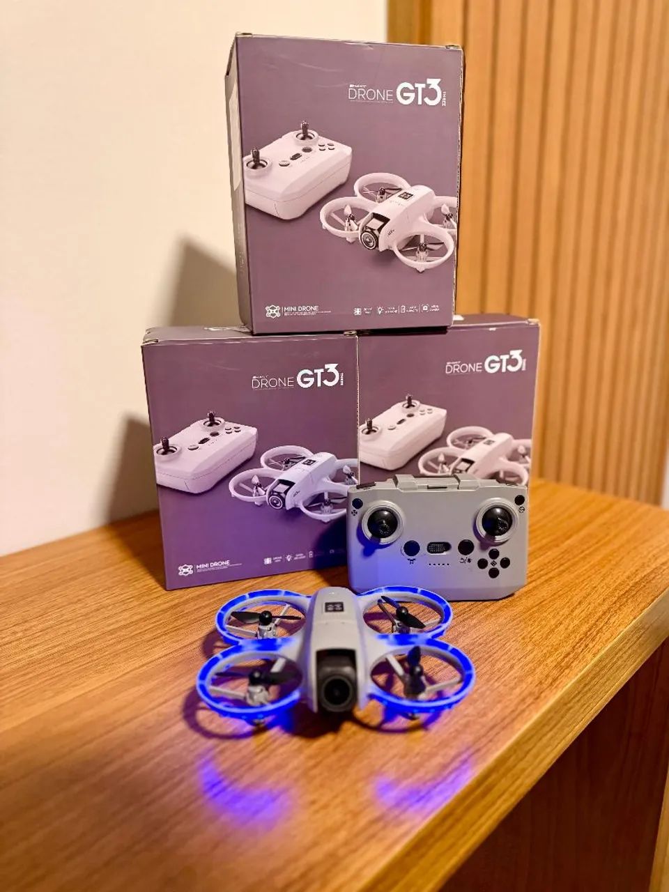 Drone GT3 com Câmera e Luzes LED