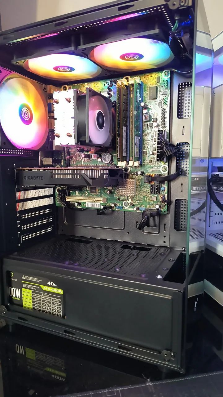 PC GAMER CORE I5 + GTX 1050 GIGABYTE MUITO BARATO 