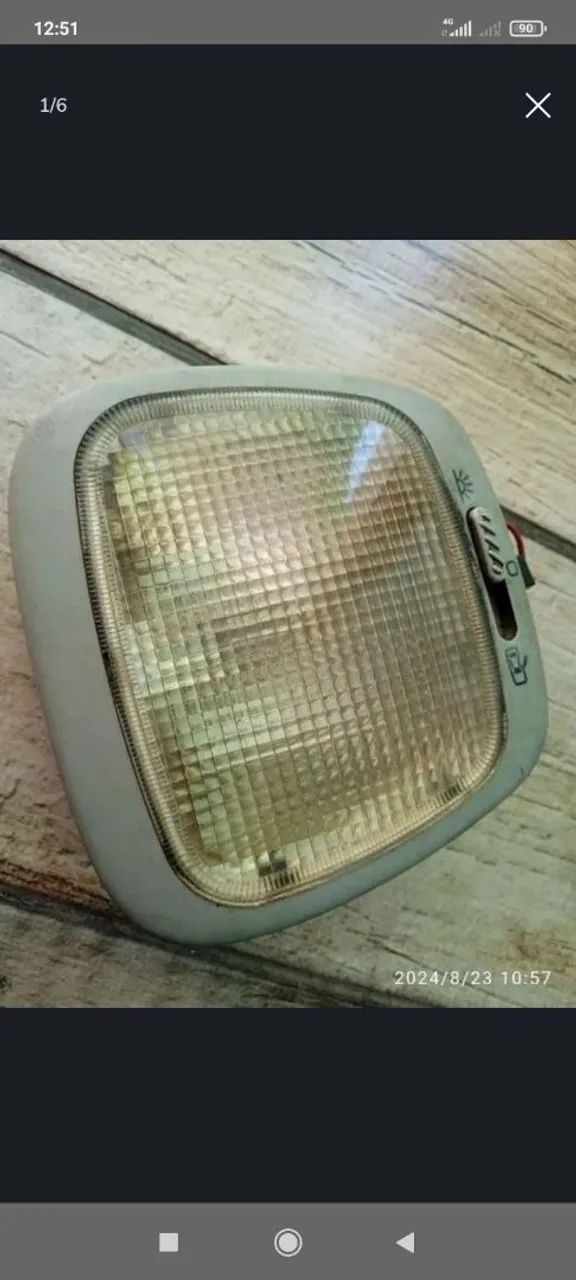 Luz Teto Cortesia VW Gol/Parati/SaveiroG2/G3  - Foto 4