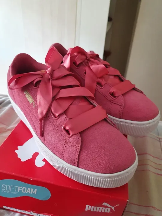 Tênis Puma Vikky Plataform sem uso N37 *Leia o Anúncio*