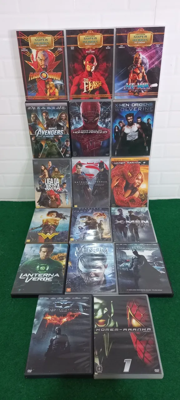 Lote de DVDs de filmes - Diversos Títulos