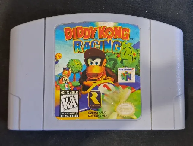 DIDDY KONG RACING - P/NINTENDO64 ORIGINAL E FUNCIONANDO
