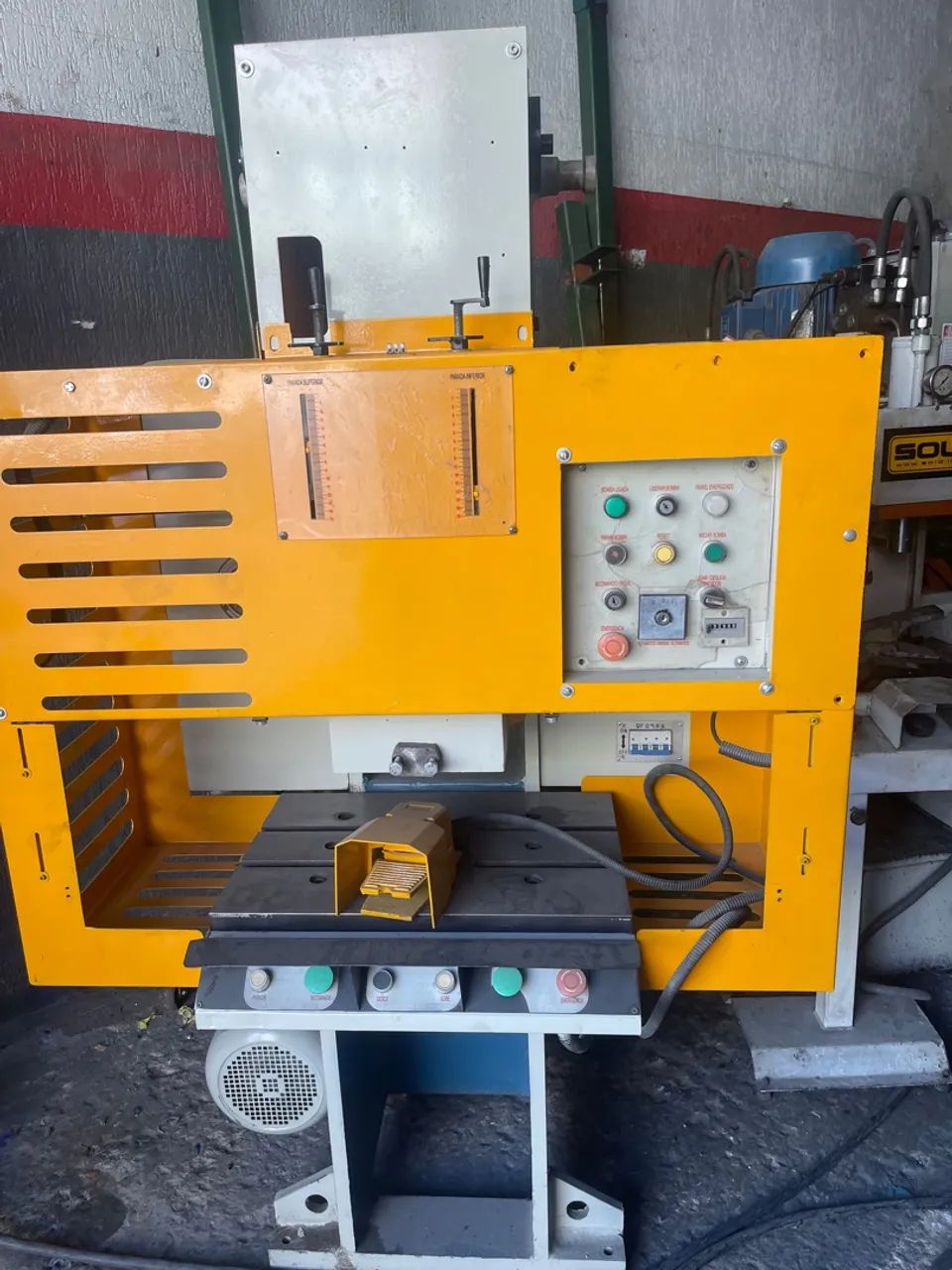 Prensa hidráulica tipo C 20 ton nr12 impecável  - Foto 4