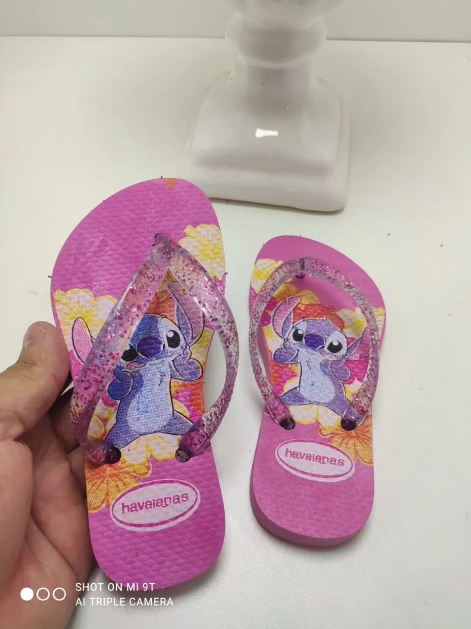 Sandálias Infantil Havaianas Stitch  - Foto 2
