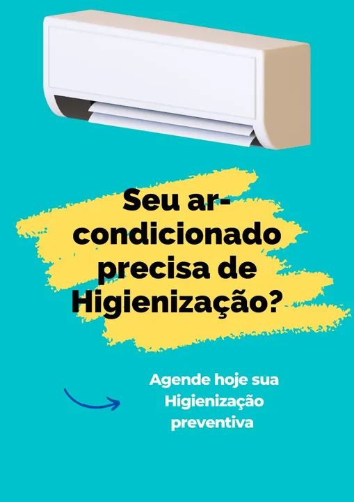 Higienização de ar condicionado 