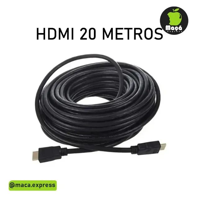 Cabo Hdmi 20m Blindado 1.4 Ethernet 20 Metros Full Hd