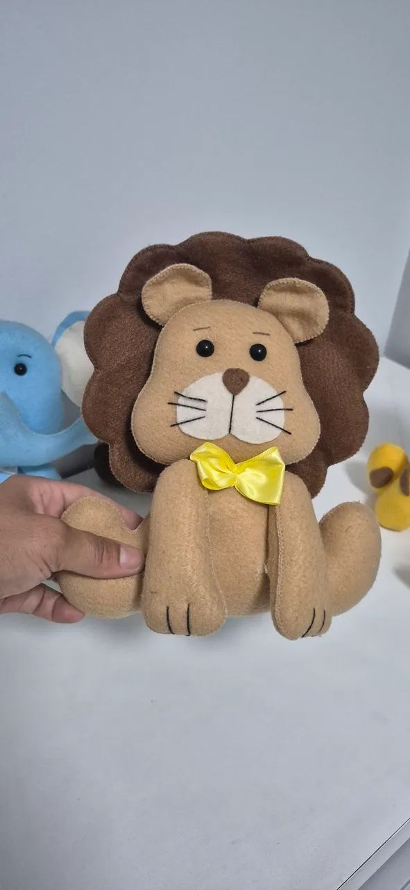 Kit de Pelúcias de Animais da Selva - Foto 4