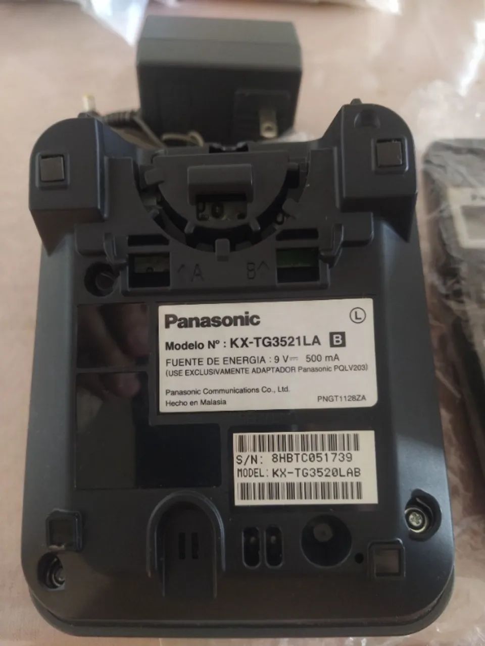 Telefone s/fio Panasonic KX-TG 3521  - Foto 3