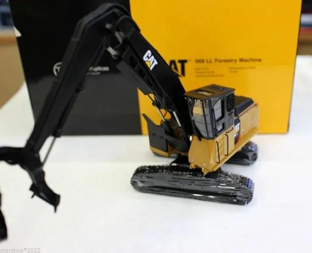 Miniatura Caterpillar 568 LL Forestry Machine Carregadeiras de