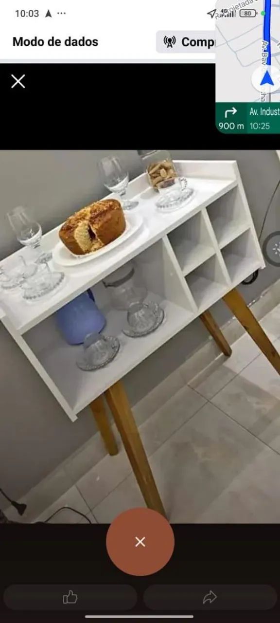 Vendo lindas mesinha de canto e aparador Fabricação própria 