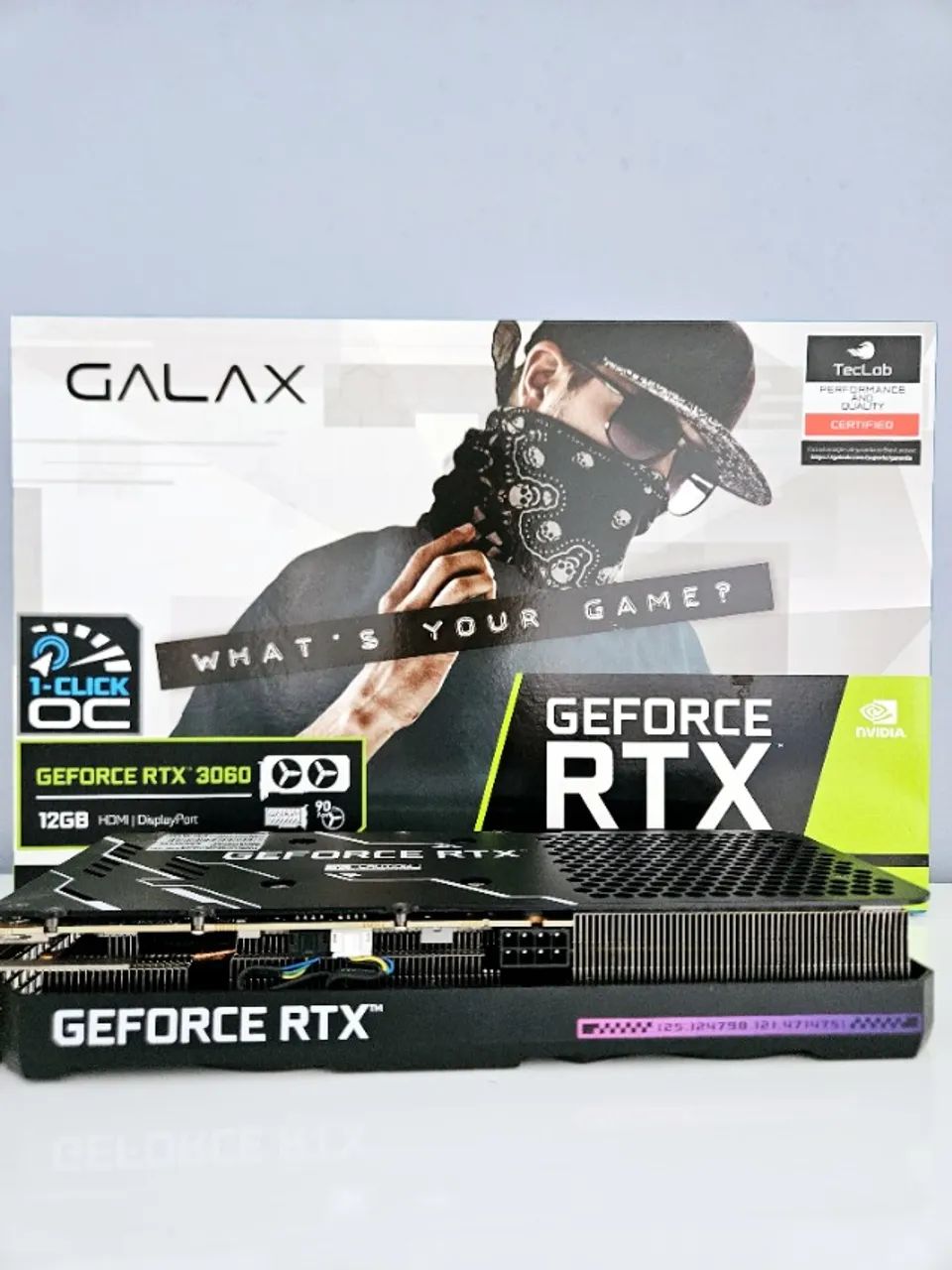 RTX 3060 Geforce Galax 1-click oc, 12 GB - Foto 3