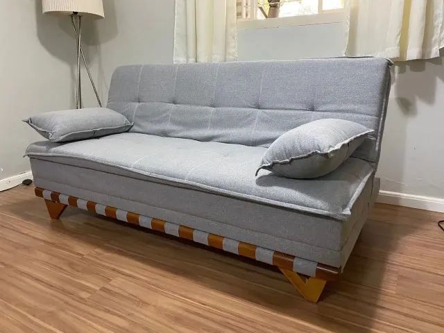 Sofá Cama Capri Linho - Foto 3