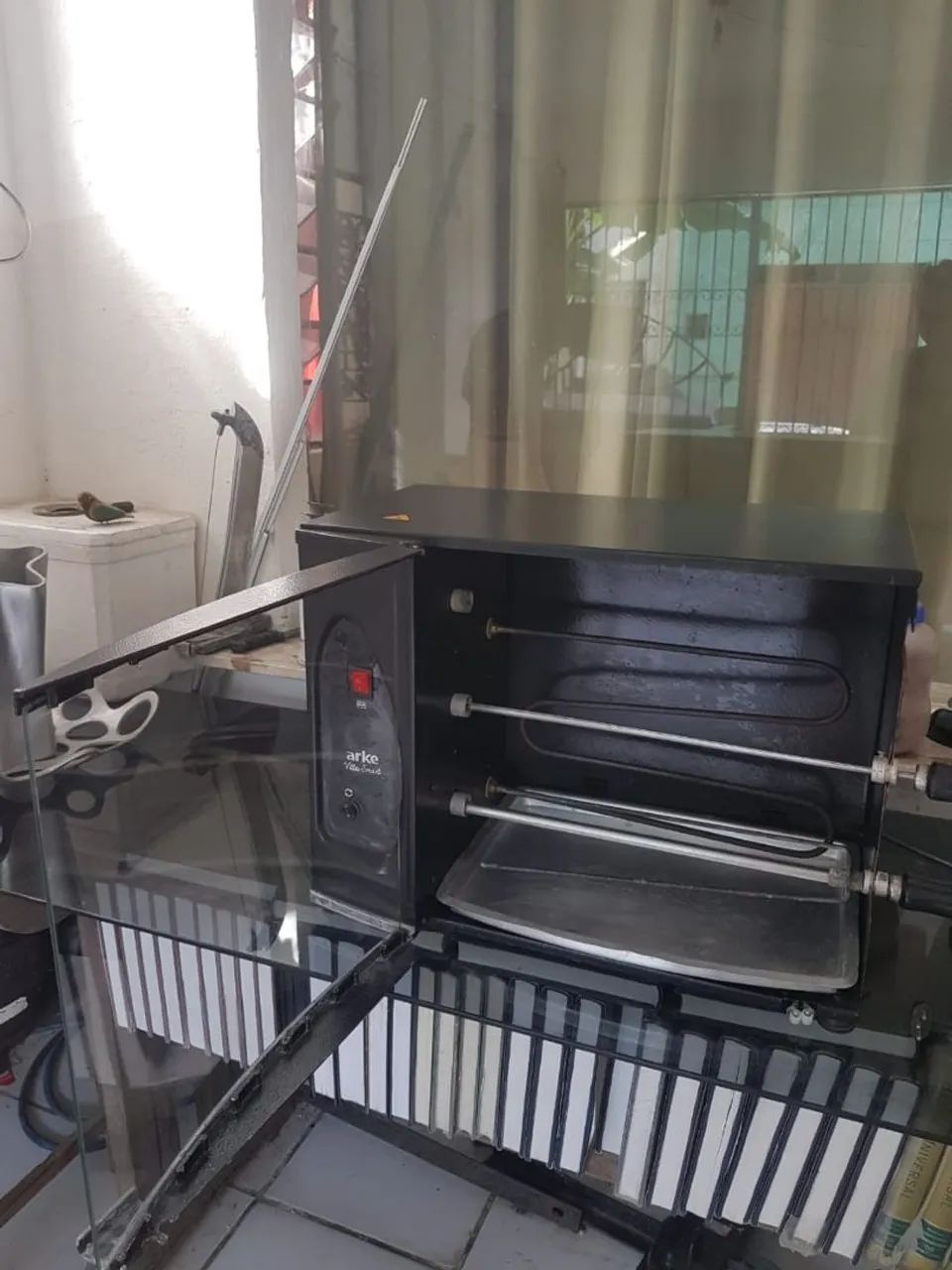Churrasqueira elétrica rotativa Arke Vitta Smart 350,00 - Foto 4
