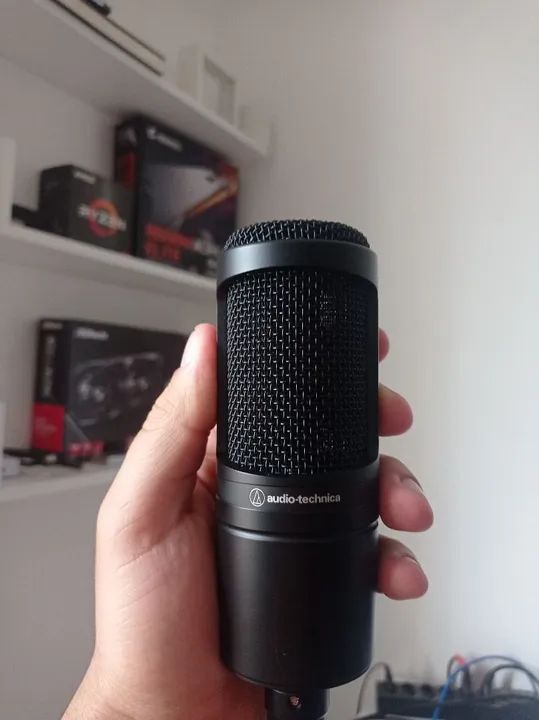 Microfone Condensador Audio-Technica AT2020 Novo - Foto 5