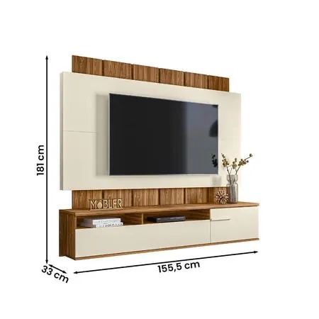 Painel para TV com design moderno e elegante - Foto 3