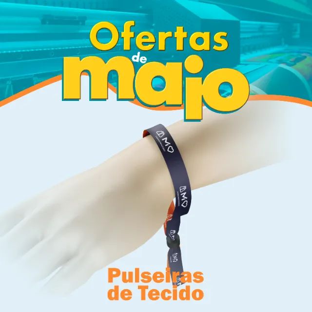 Pulseiras de Identificação Holográfico ou de Pano | Festas e Eventos - Foto 2