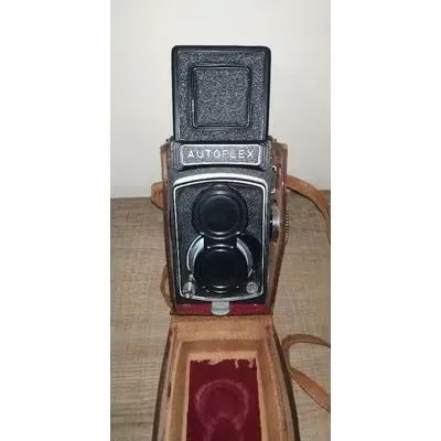 Câmera Antiga Auto-flex com Case - Foto 4