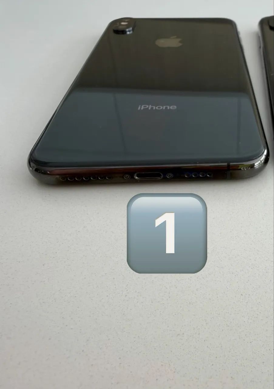 iPhone XS MAX 256 GB (01) - Preto - Bateria Nova 100% | R$ 990