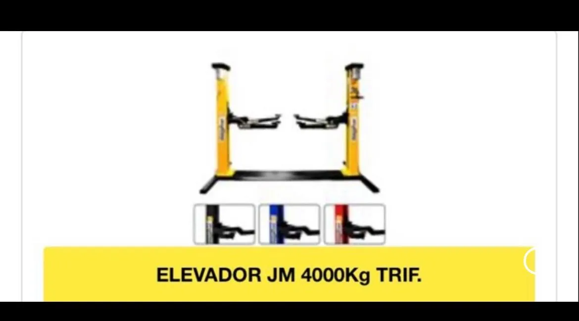 Elevador Automotivo JM 4000Kg Trifásico