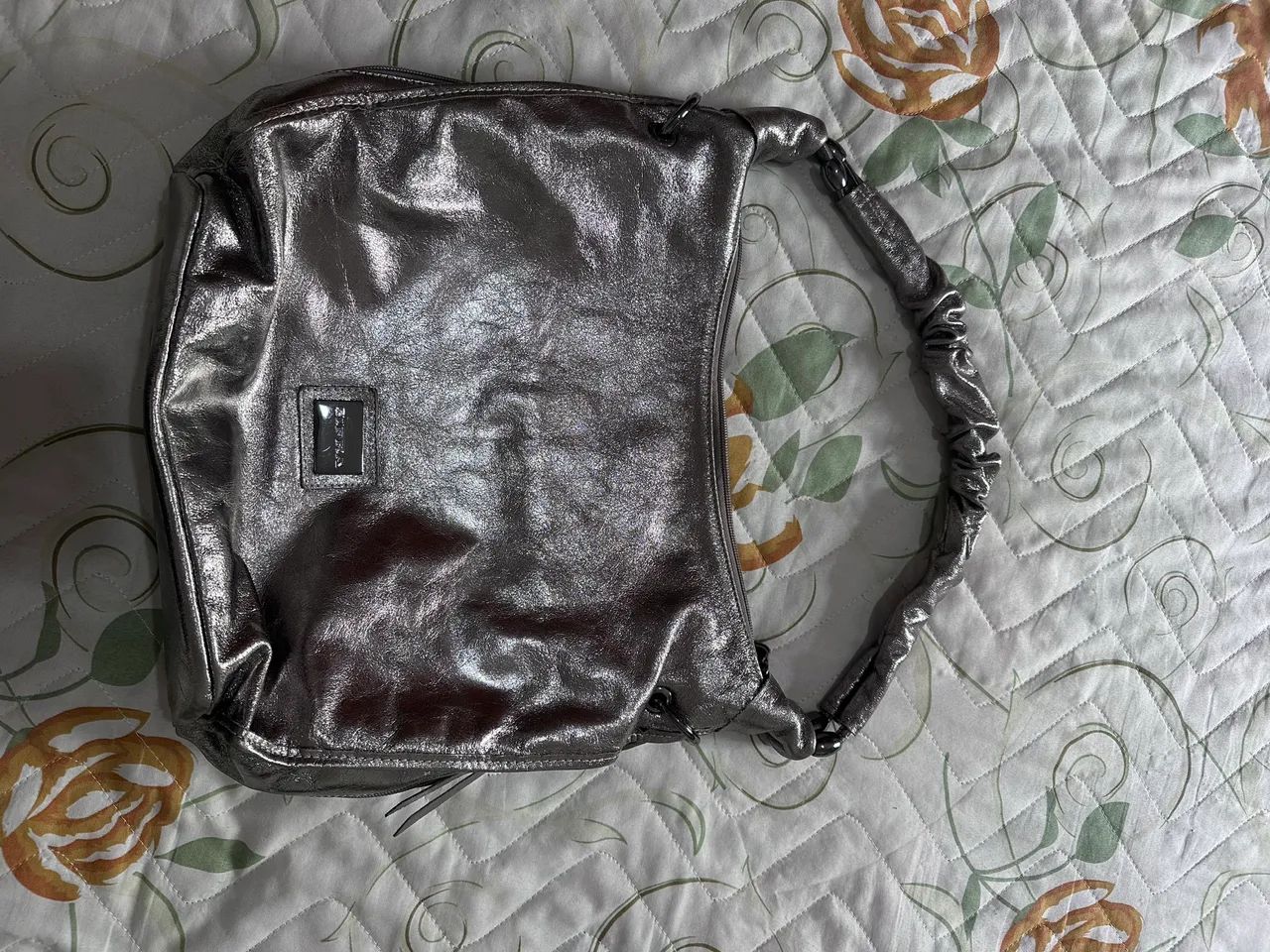 BOLSA METALIZADA DE COURO - Foto 3