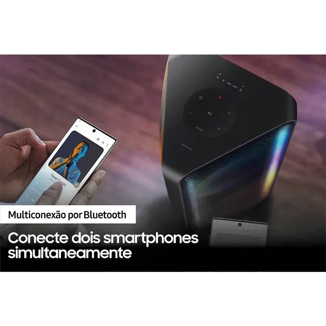 Caixa de Som Samsung Bluetooth Nova Lacrada MX-ST45B - Foto 2