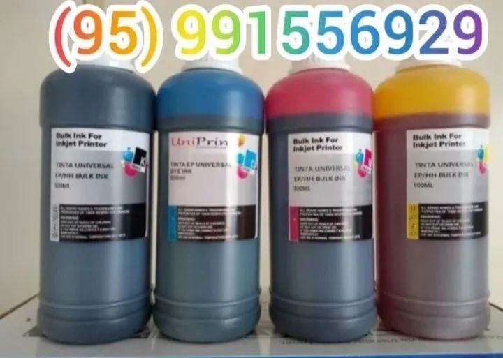 Tintas de 500ml de impressoras Epson HP e cânon entrega sem taxa 