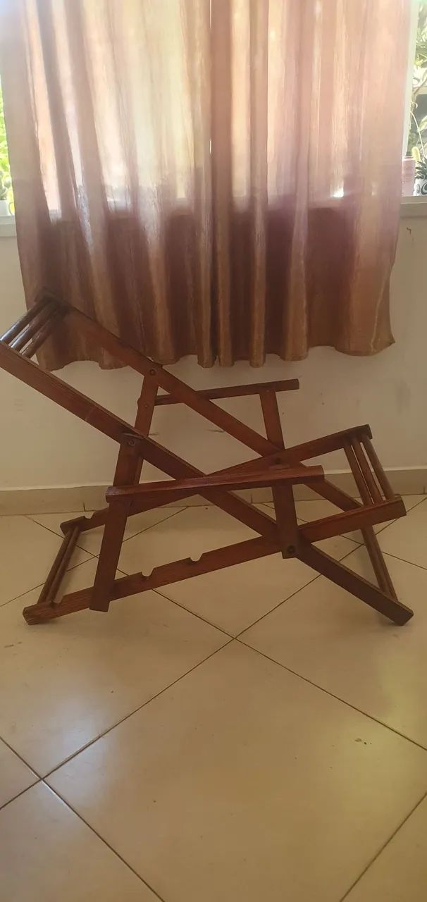 Cadeira espreguiçadeira com braços  - Foto 4